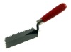 Wooden Handle Notched Bricklaying Trowel