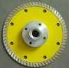 YT-433 Turbo diamond saw blade with flange
