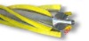 Yellow cylinder strip brush