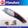 Zinc alloy Utility knife with 5p blade in quick release storage magzine