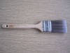 angle paint brush with bamboo handle