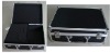 black aluminum tool box