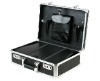 black aluminum tool case with combination lock