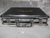 black aluminum tool case with cr-plated handle