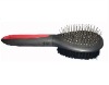 black and red pet double sided brush