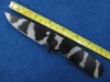 black and white camouflage folding knife