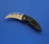 black handle mini folding knife