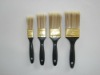 black plastic handle mixed tapered filament paint brush in different sizes