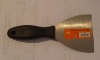 black plastic handle putty scraper