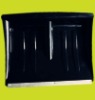 black plastic snow shovel