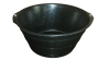 black rubber barrel,Rubber construction pail