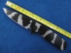 black/white camouflage folding knife