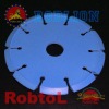 blue Small V-Shape Diamond Crack Chaser for Widening Concrete 4.5''--COCW