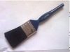 blue painted wooden handle natural black bristle paint brush HJLTPB73004