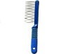 blue pet grooming comb
