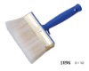 blue plastic handle painting brush