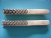 brass/stainless steel wire brush