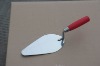 bricking trowel with wooden handle
