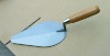 bricklaying trowel with wooden handle