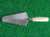 bricklaying trowel with wooden handle