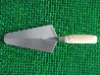 bricklaying trowel with wooden handle