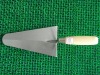 bricklaying trowel with wooden handle