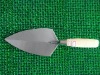 bricklaying trowel with wooden handle