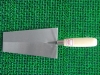 bricklaying trowel with wooden handle