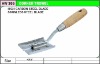 bricklaying trowel with wooden handle