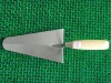 bricklaying trowel with wooden handle carbon steel blade