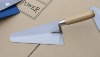 bricklaying trowel with wooden handle carbon steel blade