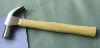 british type hammer with wooden handle