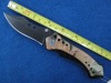 camouflage folding knife