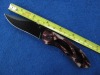 camouflage handle knife