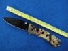 camouflage handle knife