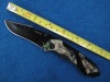 camouflage handle knife