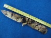 camouflage handle knife