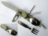 camping cutlery kit / folding cutlery kit / camping cutlery