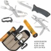 camping hiking hunting fishing picnic outdoor travel adventure tool set kit,promotion gift,camping tool set