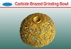 carbide brazed grinding bowl