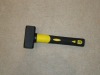 carbon steel forged head Stoning hammer with TPR handle