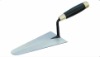 carbon steel trowel with wooden handle