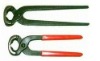 carpenter pincer plier with plastic handle