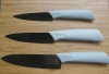ceramic knife set with grey color handle