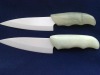ceramic knife with jade handle