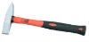chipping hammer with double colour plastic coating handle