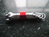chrome finished double ended spanner