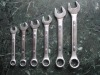 chrome finished double ended spanner