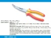 chrome plated bent nose pliers