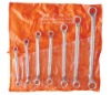 chrome plated double offset ring wrench